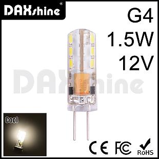 DAXSHINE 24LED G4 1.5W 12V Cool White 6000-6500K 80-100lm   